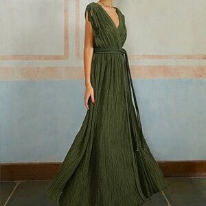 Commense V-Neck Wrap Dress